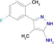 3-(5-Fluoro-2-methylphenyl)-4-methyl-1h-pyrazol-5-amine