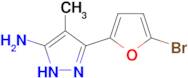 3-(5-Bromofuran-2-yl)-4-methyl-1h-pyrazol-5-amine