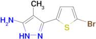 3-(5-Bromothiophen-2-yl)-4-methyl-1h-pyrazol-5-amine