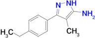 3-(4-Ethylphenyl)-4-methyl-1h-pyrazol-5-amine