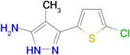 3-(5-Chlorothiophen-2-yl)-4-methyl-1h-pyrazol-5-amine