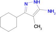 3-Cyclohexyl-4-methyl-1h-pyrazol-5-amine