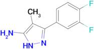 3-(3,4-Difluorophenyl)-4-methyl-1h-pyrazol-5-amine