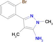 3-(2-Bromophenyl)-1,4-dimethyl-1h-pyrazol-5-amine