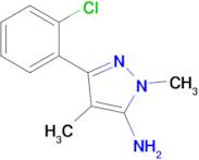 3-(2-Chlorophenyl)-1,4-dimethyl-1h-pyrazol-5-amine