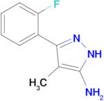 3-(2-Fluorophenyl)-4-methyl-1h-pyrazol-5-amine