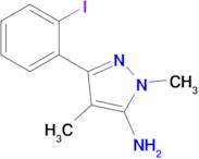 3-(2-Iodophenyl)-1,4-dimethyl-1h-pyrazol-5-amine