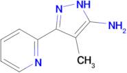 4-Methyl-3-(pyridin-2-yl)-1h-pyrazol-5-amine