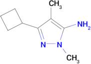 3-Cyclobutyl-1,4-dimethyl-1h-pyrazol-5-amine