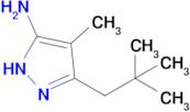 4-Methyl-3-neopentyl-1h-pyrazol-5-amine