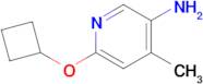 6-Cyclobutoxy-4-methylpyridin-3-amine