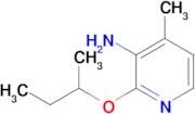 2-(Sec-butoxy)-4-methylpyridin-3-amine