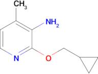 2-(Cyclopropylmethoxy)-4-methylpyridin-3-amine