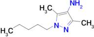 3,5-Dimethyl-1-pentyl-1h-pyrazol-4-amine