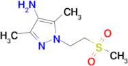 3,5-Dimethyl-1-(2-(methylsulfonyl)ethyl)-1h-pyrazol-4-amine