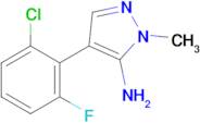 4-(2-Chloro-6-fluorophenyl)-1-methyl-1h-pyrazol-5-amine