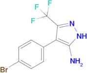 4-(4-Bromophenyl)-3-(trifluoromethyl)-1h-pyrazol-5-amine