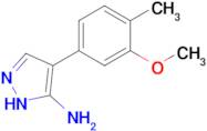 4-(3-Methoxy-4-methylphenyl)-1h-pyrazol-5-amine