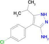 4-(4-chlorophenyl)-5-(propan-2-yl)-1H-pyrazol-3-amine