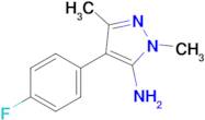 4-(4-Fluorophenyl)-1,3-dimethyl-1h-pyrazol-5-amine