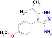 4-(4-methoxyphenyl)-5-(propan-2-yl)-1H-pyrazol-3-amine