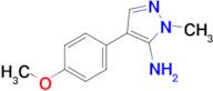 4-(4-Methoxyphenyl)-1-methyl-1h-pyrazol-5-amine