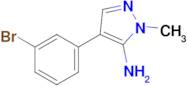 4-(3-Bromophenyl)-1-methyl-1h-pyrazol-5-amine