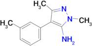 1,3-Dimethyl-4-(m-tolyl)-1h-pyrazol-5-amine