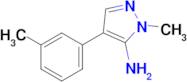 1-Methyl-4-(m-tolyl)-1h-pyrazol-5-amine