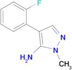 4-(2-Fluorophenyl)-1-methyl-1h-pyrazol-5-amine