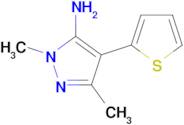 1,3-Dimethyl-4-(thiophen-2-yl)-1h-pyrazol-5-amine