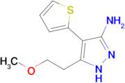 5-(2-methoxyethyl)-4-(thiophen-2-yl)-1H-pyrazol-3-amine