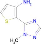 2-(1-Methyl-1h-1,2,4-triazol-5-yl)thiophen-3-amine