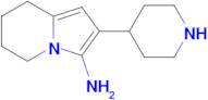 2-(Piperidin-4-yl)-5,6,7,8-tetrahydroindolizin-3-amine