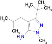 3-(Tert-butyl)-4-isobutyl-1-methyl-1h-pyrazol-5-amine