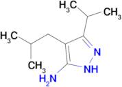 4-Isobutyl-3-isopropyl-1h-pyrazol-5-amine