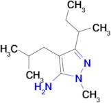 3-(Sec-butyl)-4-isobutyl-1-methyl-1h-pyrazol-5-amine