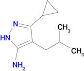 3-Cyclopropyl-4-isobutyl-1h-pyrazol-5-amine