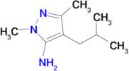 4-Isobutyl-1,3-dimethyl-1h-pyrazol-5-amine