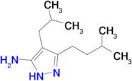 4-Isobutyl-3-isopentyl-1h-pyrazol-5-amine