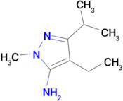 4-Ethyl-3-isopropyl-1-methyl-1h-pyrazol-5-amine