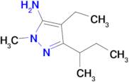 3-(Sec-butyl)-4-ethyl-1-methyl-1h-pyrazol-5-amine