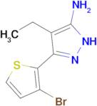 3-(3-Bromothiophen-2-yl)-4-ethyl-1h-pyrazol-5-amine