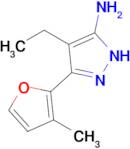 4-Ethyl-3-(3-methylfuran-2-yl)-1h-pyrazol-5-amine