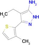 4-Ethyl-3-(3-methylthiophen-2-yl)-1h-pyrazol-5-amine