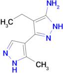 4-Ethyl-5'-methyl-1h,1'h-[3,4'-bipyrazol]-5-amine