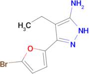 3-(5-Bromofuran-2-yl)-4-ethyl-1h-pyrazol-5-amine