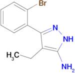 3-(2-Bromophenyl)-4-ethyl-1h-pyrazol-5-amine