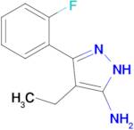 4-Ethyl-3-(2-fluorophenyl)-1h-pyrazol-5-amine