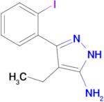 4-Ethyl-3-(2-iodophenyl)-1h-pyrazol-5-amine